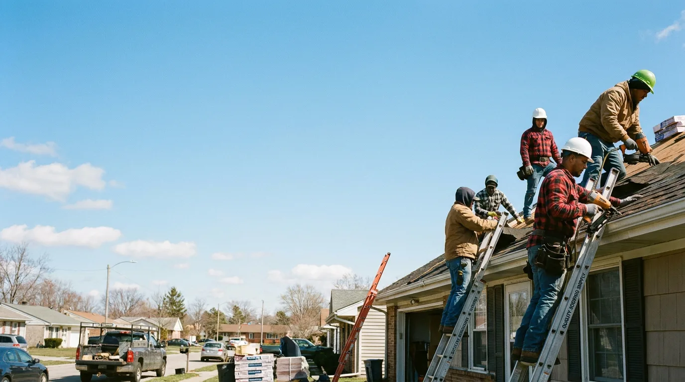 Roofing in Pesotum, IL near me